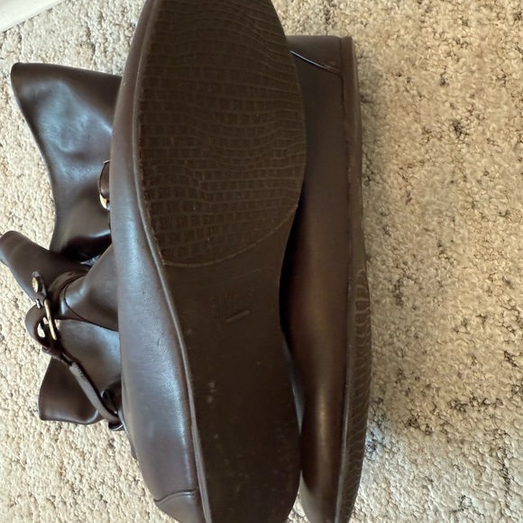 Stuart Weitzman size 8 mint near new condition chocolate brown platform booties - Picture 7 of 13